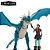 Boneco Como Treinar Seu Dragao Astrid e Dragao Deadly Nadde - Imagem 3