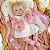 Boneca Bebê Reborn Menina - Nala 45 cm Corpo 100% Vinil 1950 - Imagem 1