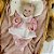 Boneca Bebê Reborn Menina - Nala 45 cm Corpo 100% Vinil 1950 - Imagem 5