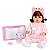 Boneca Bebê Reborn Menina - Zoe 45 cm Corpo 100% Vinil 1806 - Imagem 3