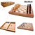 Jogo Tabuleiro 3 em 1 - Dama/Gamao/Xadrez Hoyle Games 29707 - Imagem 5