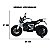 Moto Elétrica Branca com Luz de Led 12v - Shiny Toys - Imagem 4
