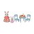 Sylvanian Families Mamae Bebe Coelho Cafe - Imagem 2