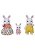 Sylvanian Families - Família Coelho Neve com 3 - Epoch - Imagem 2