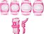 PATINS Infantil Triline Ajustável 26 a 29 Rosa com Kit Proteção - Fenix - Imagem 3