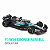Miniatura Carro Formula 1 Mercedes George Russell 1:64 Bburago - Imagem 3