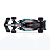 Miniatura Carro Formula 1 Mercedes George Russell 1:64 Bburago - Imagem 2
