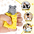 Squishy Queijo Rato de Apertar Anti Estresse - Imagem 2