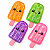 Squishy Picole Glitter de Apertar Anti estresse Sensorial - Imagem 2