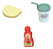 Kit Cozinha Infantil Maquina Waffle de Brinquedo Infantil com Luz - Imagem 2