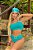 BQ36001 - Biquini Hotpants Azul Claro Poliamida Suplex Light - Imagem 1
