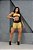 CJSH36005 - Conj. Short e Top Amarelo e Preto Poliamida Suplex com Tule - Imagem 5