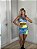 CJSS36002 - Conj. Saia Short e Top Fake Jeans Amarelo Poliamida Suplex - Imagem 3