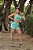 CJSH37009 - Conj. Short e Top Poliamida Suplex Verde com Cós Drapeado e Bolso - Imagem 4