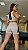 CJSH38003 - Bege e Preto - Conj. Short e Top Poliamida  Suplex com tule - Imagem 2