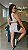 CJSH38003 - Bege e Preto - Conj. Short e Top Poliamida  Suplex com tule - Imagem 3