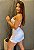 CJSS38001 - Branco - Conj. Saia Short e Top Poliamida Suplex - Imagem 2