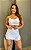 CJSS38001 - Branco - Conj. Saia Short e Top Poliamida Suplex - Imagem 1