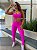 CJ40004 - Rosa - Conj. Calça e Top Poliamida Brocado - Imagem 3