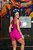 CJSH41003 - Conj. Short e Top Poliamida Brocado com ajuste no cós - Pink - Imagem 3