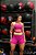 CJSH42004 - Conj. Short e Top Roxo Poliamida Brocado - Imagem 1