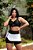 CJSS43001 - Conj. Saia Short e Top Poliamida Dry Fit Preto e Branco - Imagem 4