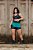 CJSS43002 - Conj. Saia Short e Top Poliamida Dry Fit Marinho e Verde - Imagem 4