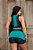 CJSS43002 - Conj. Saia Short e Top Poliamida Dry Fit Marinho e Verde - Imagem 5