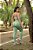 CJ43005 - Conj. Calça e Top Poliamida Canelado Verde - Imagem 4