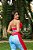 CJ44001 - Fake Jeans - Conj. Calça e Top Poliamida Brocado Levanta BumBum - Imagem 2