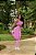 CJ44004 - Rosa Claro - Conj. Calça e Top Poliamida Brocado Levanta BumBum - Imagem 4