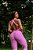 MC44002 - Rosa - Macacão Poliamida Brocado Levanta BumBum - Imagem 4