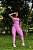 MC44002 - Rosa - Macacão Poliamida Brocado Levanta BumBum - Imagem 1