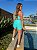 CJSH45008 - CONJ. SHORT E TOP BROCADO VERDE - Imagem 2