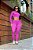 CJ46006 - Conj. Calça e Top Poliamida Canelado Manga Longa - Purple - Imagem 3