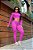 CJ46006 - Conj. Calça e Top Poliamida Canelado Manga Longa - Purple - Imagem 1