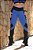CJ46019 - Conj. Calça e Top Poliamida Suplex  - Azul e Preto - Imagem 8
