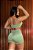 SH45001 - SHORT AVULSO Verde - Poliamida Canelado - Imagem 3