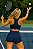 CJSH47026A -Conj Shorts e top Brocado Poliamida Azul Marinho - Imagem 2