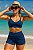 CJSH47003A - conj Shorts e top Poliamida Azul Marinho - Imagem 1