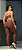 CJ48001 - Conjunto Brocado Poliamida Marrom com Bege - Imagem 3