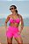 CJSH49008 - Conj. Short e Top Faixa Poliamida  com bolso - Pink - Imagem 1