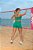 CJSH51006 - Conj. Short e Top Poliamida - Verde - Imagem 2