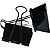 PRENDEDOR DE PAPEL JOCAR BINDER 41MM PRETO 24UN LEONORA - Imagem 1