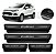 Kit 4 Soleiras de Porta Protetoras Ford Ecosport Preto - Imagem 1