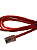Cabo De Rede Patch Cord RJ-45 Cat5e Laranja - 1,20 Metros - Imagem 1
