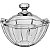 Potiche De Cristal Bomboniere Baleiro Decorativo 10x12cm - Imagem 1