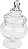Potiche Bomboniere De Cristal Decorativo 21x15cm Baleiro - Imagem 3