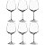 Kit com 6 Taças para Vinho de Cristal Bohemia Sandra 570ml - Imagem 1