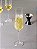 Jogo 6 Taças de Vidro P/ Champanhe Modelo Luxo Sandra 200ml - Imagem 3